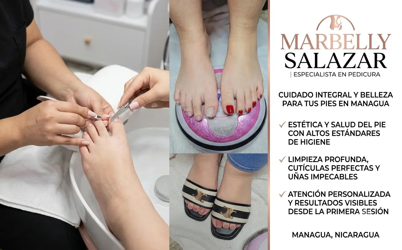 Marbely Salazar – Pedicura en Managua primer lugar en Google Maps